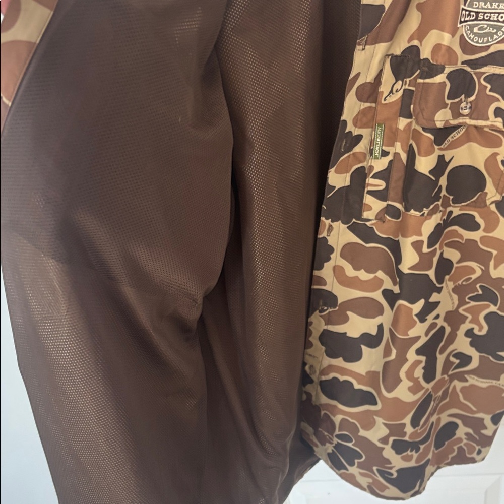 Drake Old School Camouflage Shirt Jacket - Picture 4 of 6